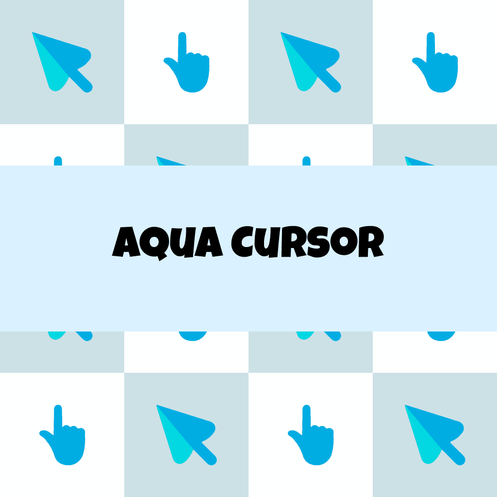 Preview Aqua cursor custom cursor pack